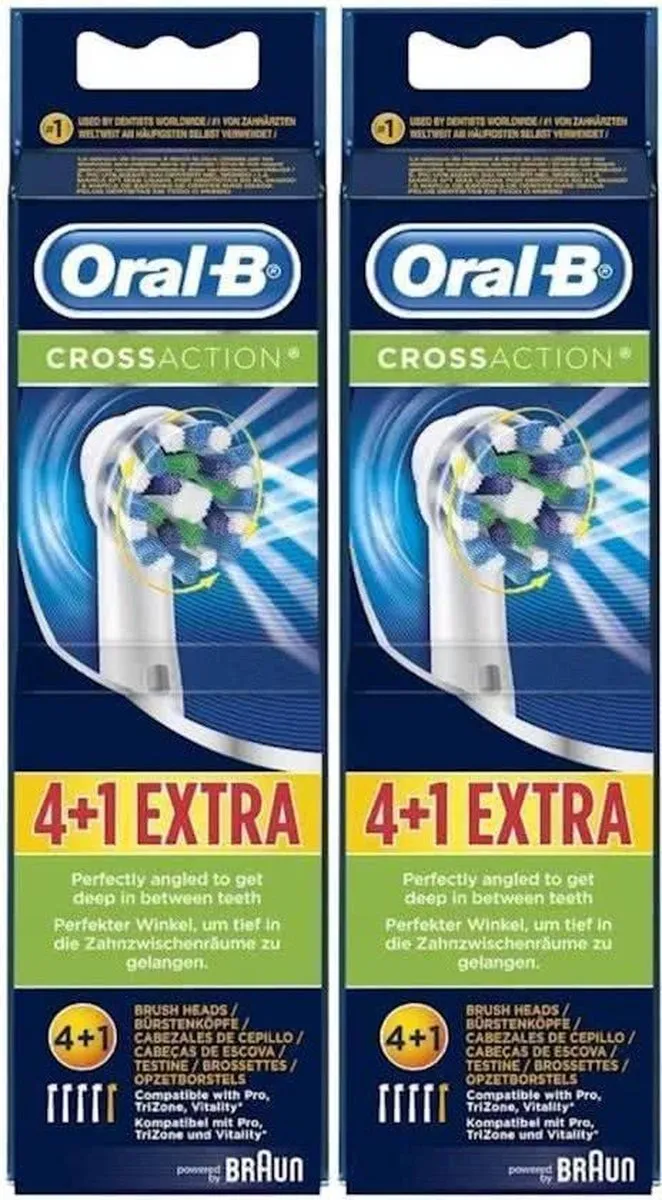 Oral-B CrossAction Vervangende Borstelkoppen