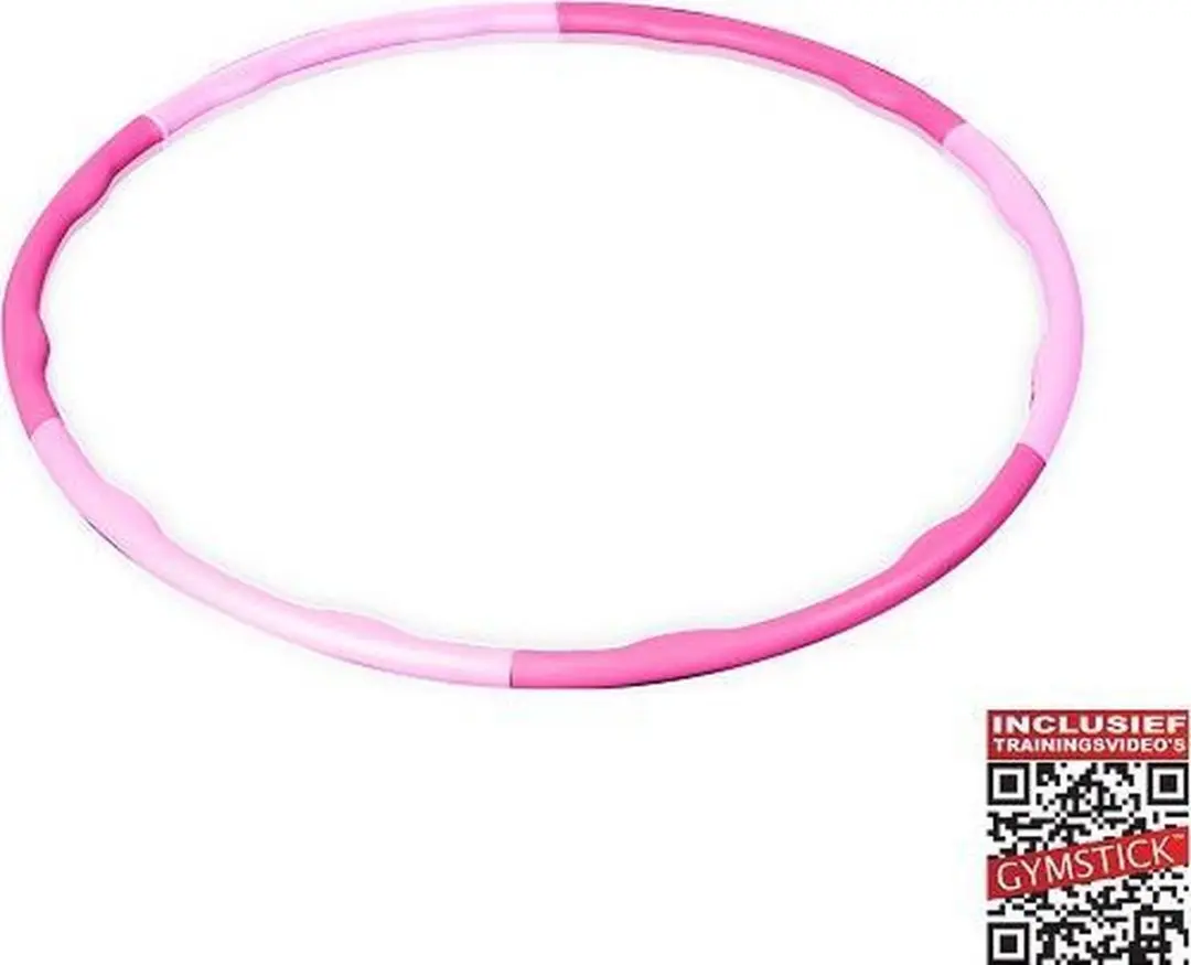 Gymstick Fitness Hoepel 1,5 kg - Grijs/Roze