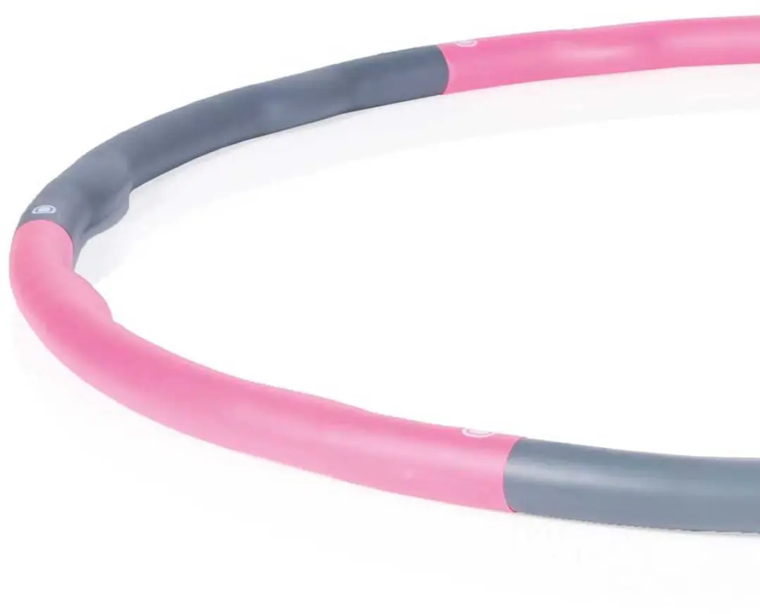 Gymstick Fitness Hoepel 1,5 kg - Grijs/Roze