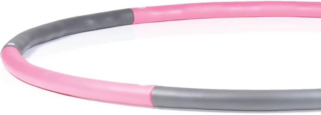 Gymstick Fitness Hoepel 1,5 kg - Grijs/Roze - afbeelding 6 van 6