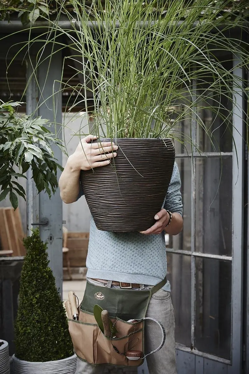 Esschert Design Tuinschort - One Size - Groen/Bruin