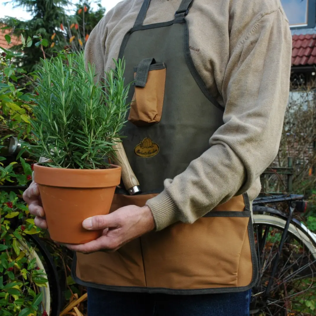 Esschert Design Tuinschort - One Size - Groen/Bruin