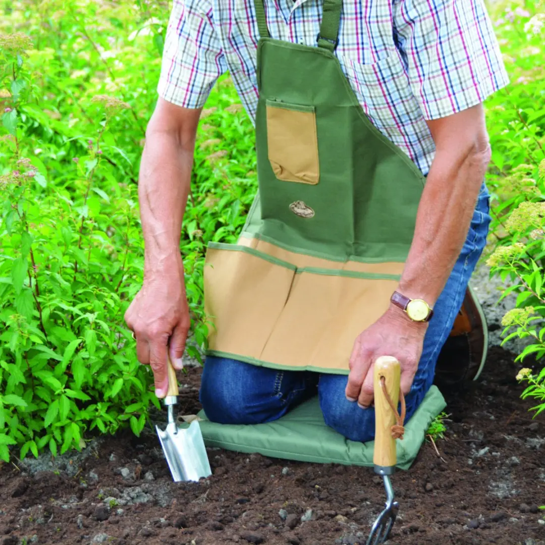 Esschert Design Tuinschort - One Size - Groen/Bruin