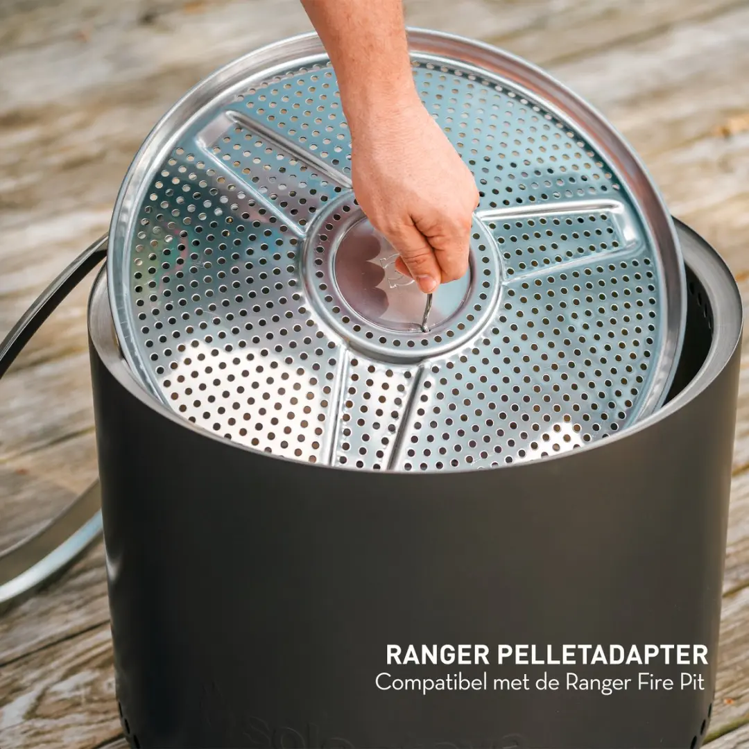 Solo Stove Ranger Pellet Adapter - Roestvrij staal