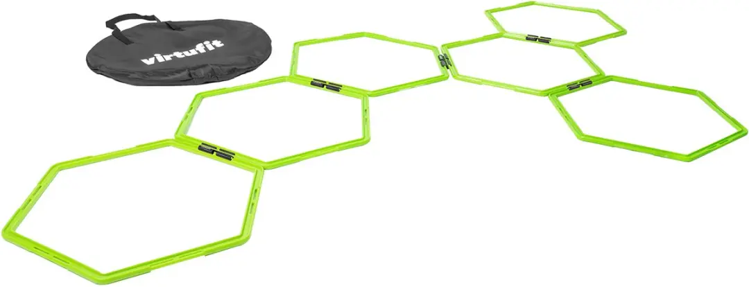 VirtuFit Hexagon Agility Grid Speedladder