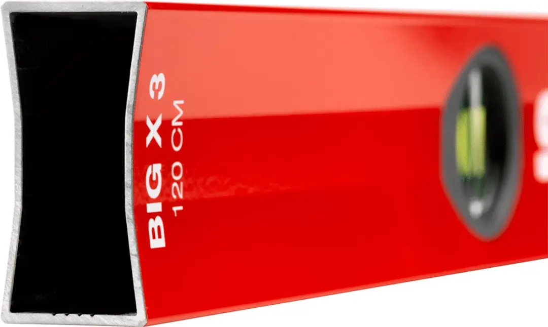 Sola BigX3 120 Waterpas X-profiel - 120cm - Rood