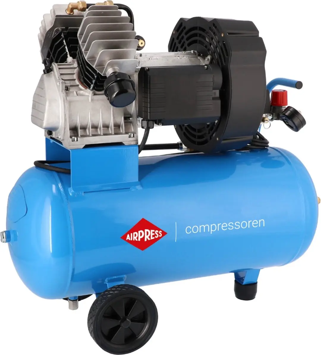 Airpress LM 50-410 Compressor 2.2kW 328l/min 50L - Blauw