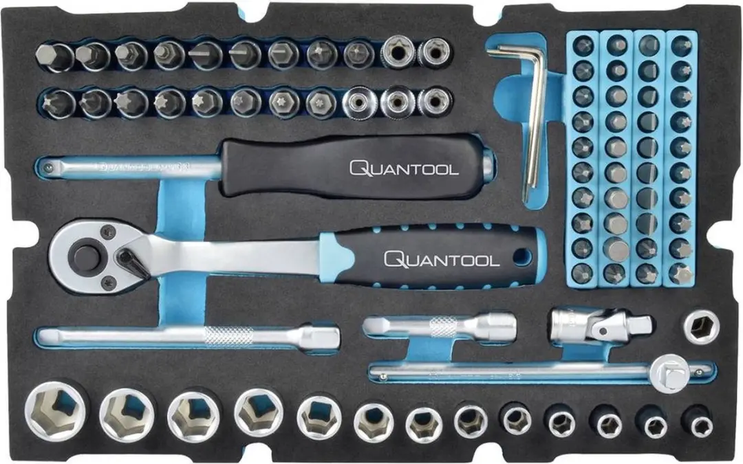 Brüder Mannesmann QUANTOOL Q25002 Dopsleutelset 79-delig