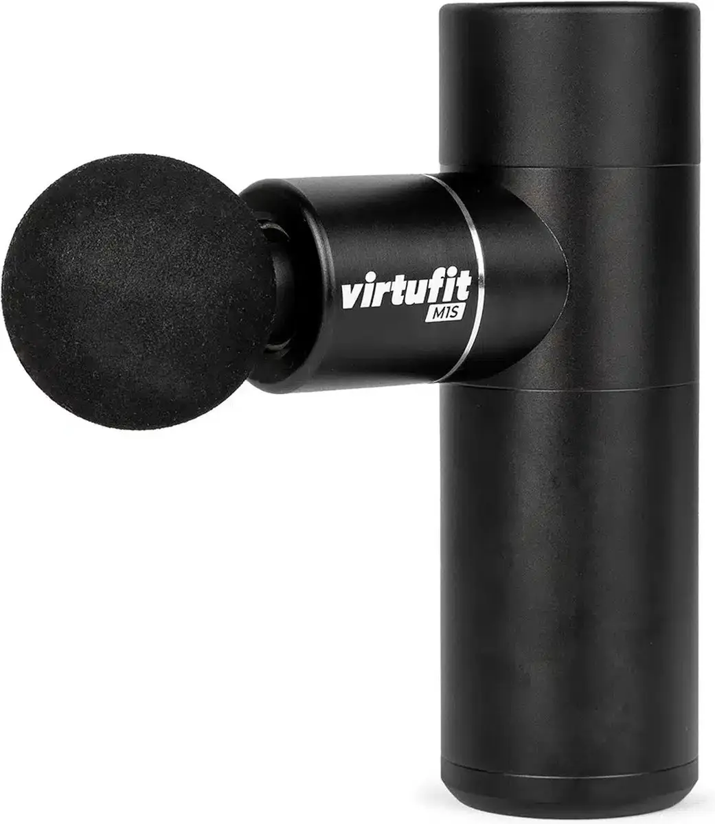 VirtuFit M1s Mini Massagegun VF11001 - 4 Koppen - Zwart