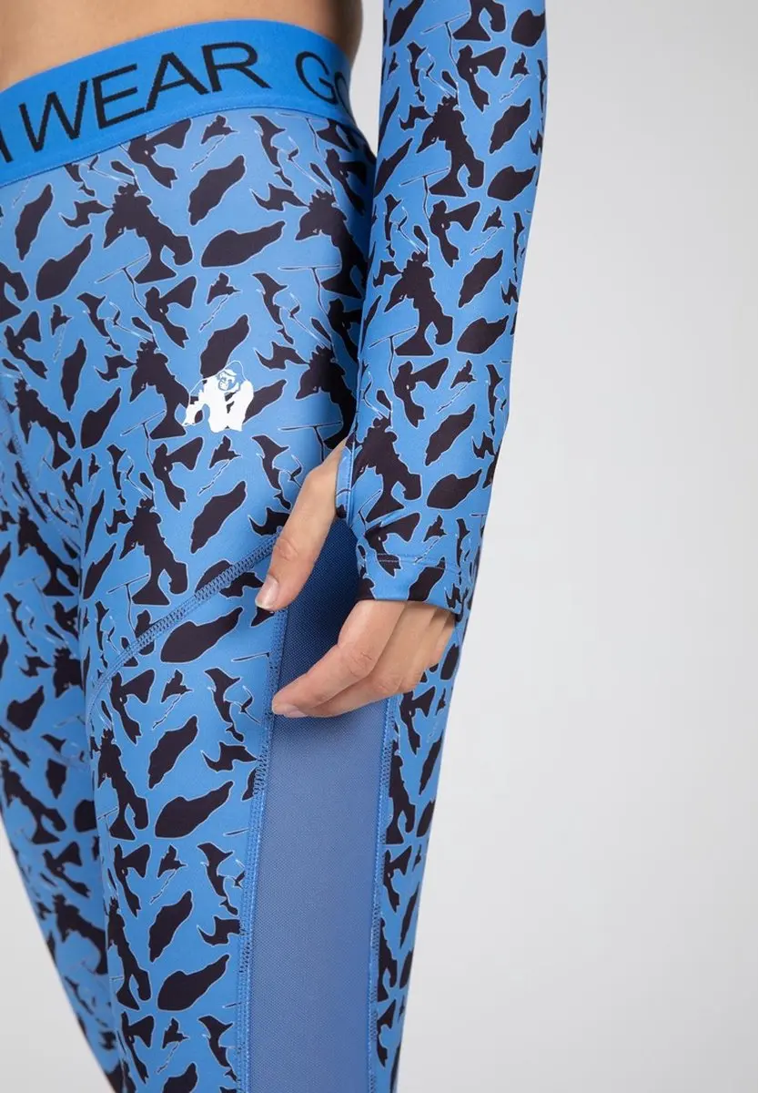 Gorilla Wear Osseo Long Sleeve - Blauw S