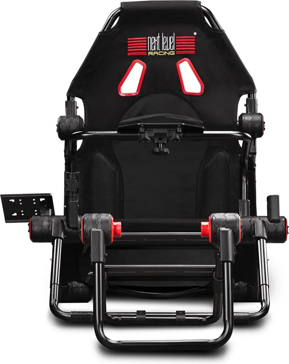 Next Level Racing F-GT LITE Cockpit - Bundel met Mat - Zwart/Rood