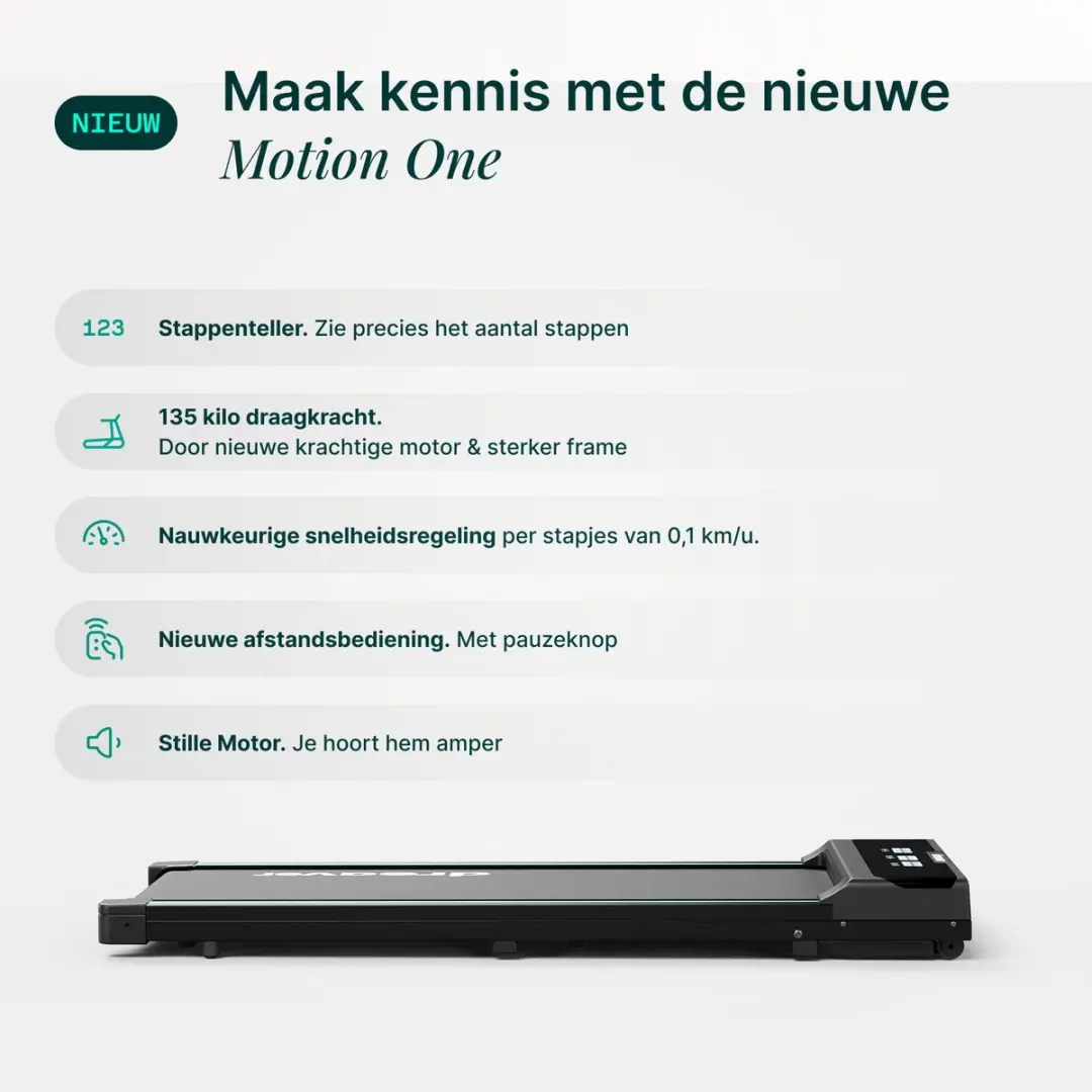 Dreaver Motion One Loopband 6KM/U - Zwart