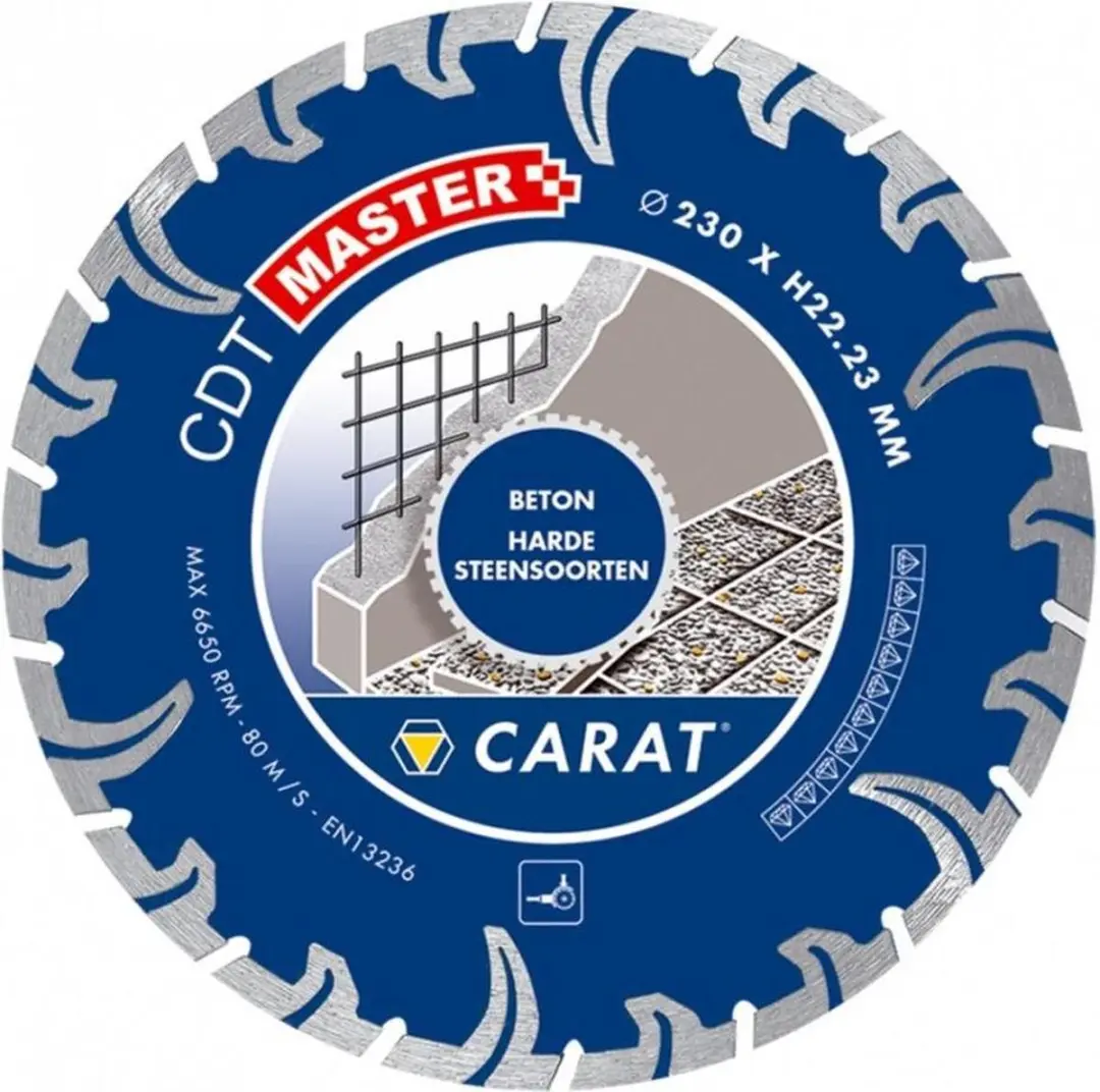 Carat CDT Master Turbo Diamantschijf 230x22,23mm CDTM230300