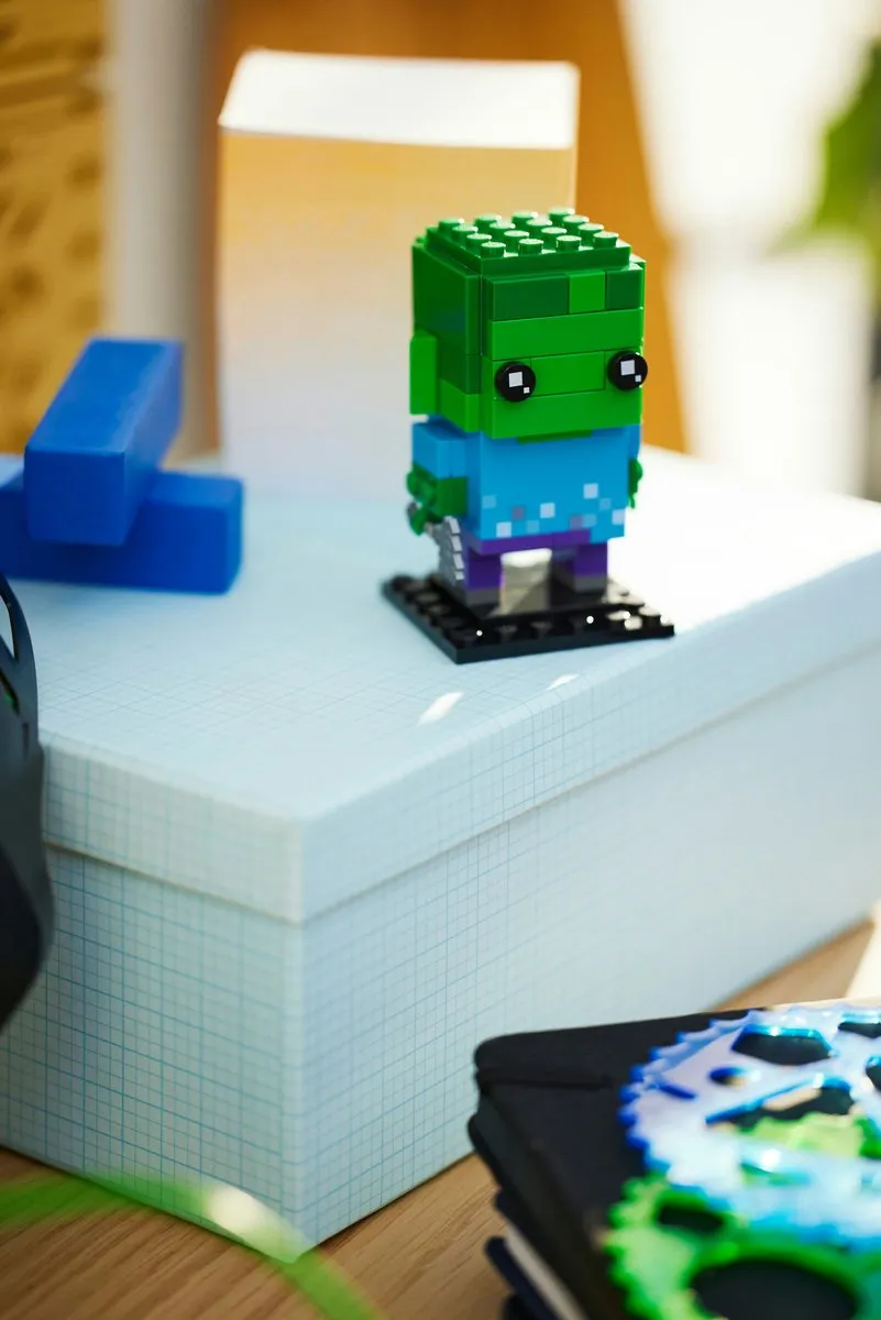 LEGO Minecraft Brickheadz 40626 Zombie - 81 Stukken - afbeelding 6 van 6