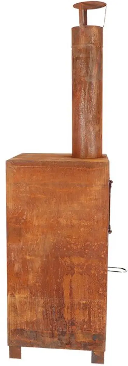Esschert Design Terraskachel met Pizzasteen - Roestbruin - afbeelding 6 van 6