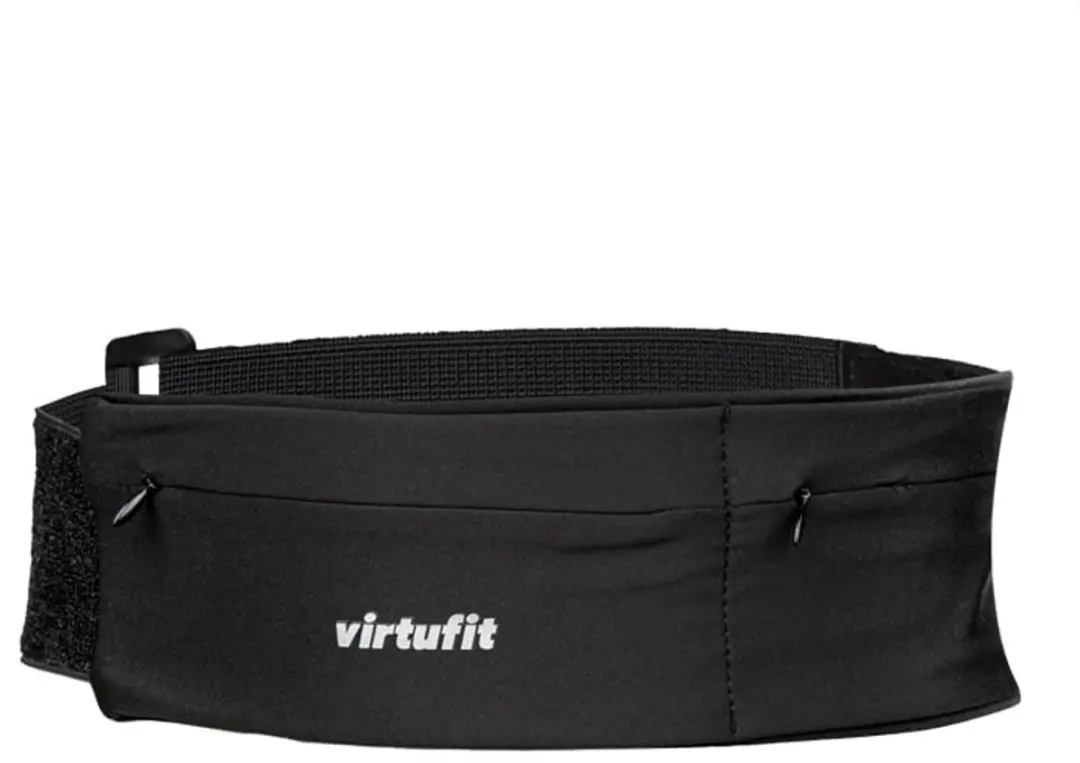 VirtuFit Running Belt Pro VF05012 - Heupband - 2 Vakken - Zwart