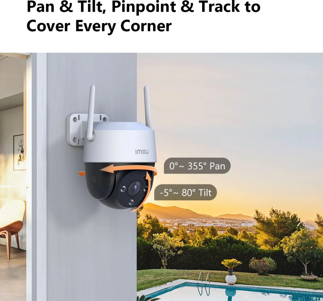 Imou IPC-S41FEP Cruiser SE+ Buiten IP-Camera 2.3MP - Wit - afbeelding 6 van 6