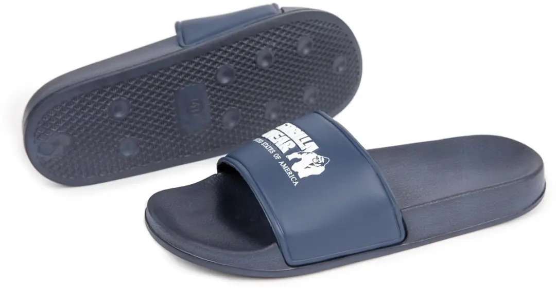 Gorilla Wear Pasco Badslippers 36 - Marineblauw