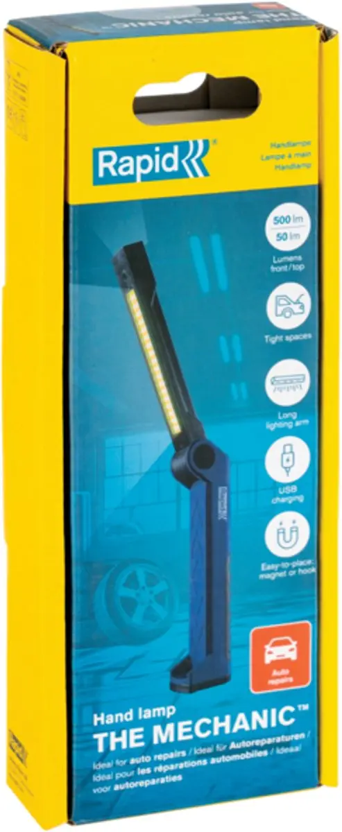 Rapid The Mechanic Werklamp 5W Blauw - Draadloos