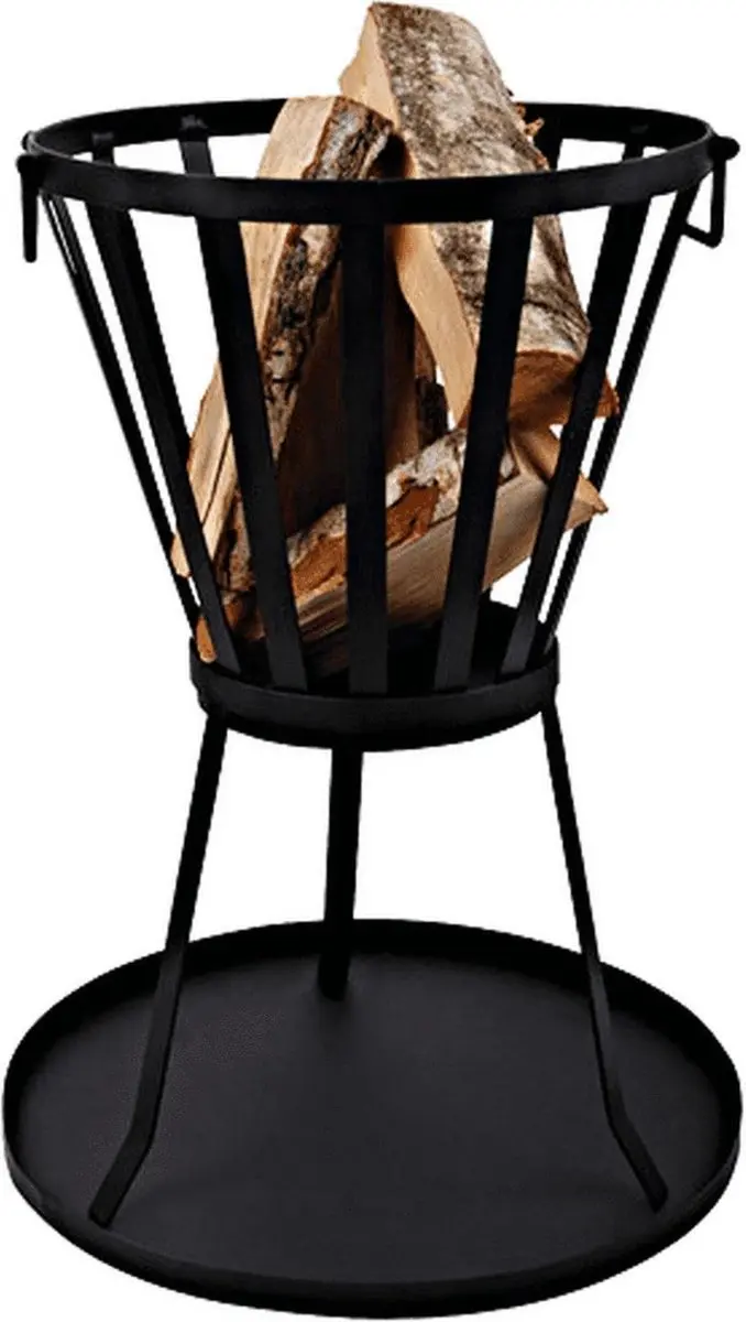 Esschert Design Bodemplaat Rond 50cm - Zwart