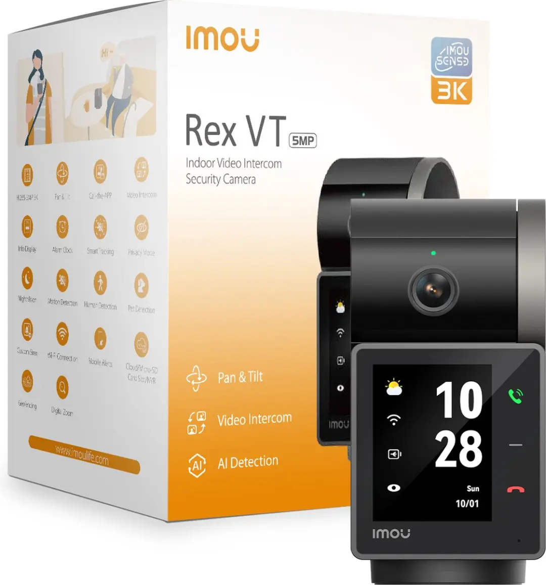 Imou Rex VT Pro IPC-S2VBP-5M0WR IP-camera