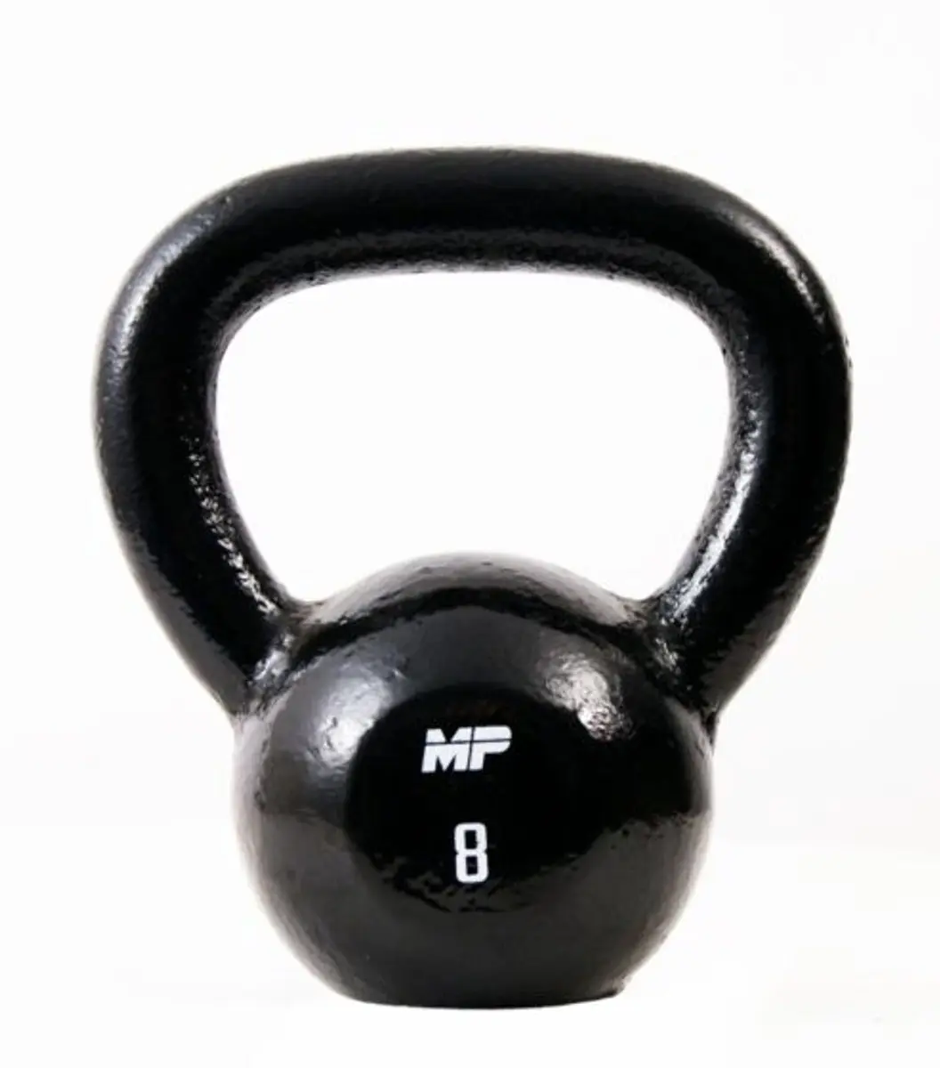 Muscle Power Gietijzeren Kettlebell 8 kg
