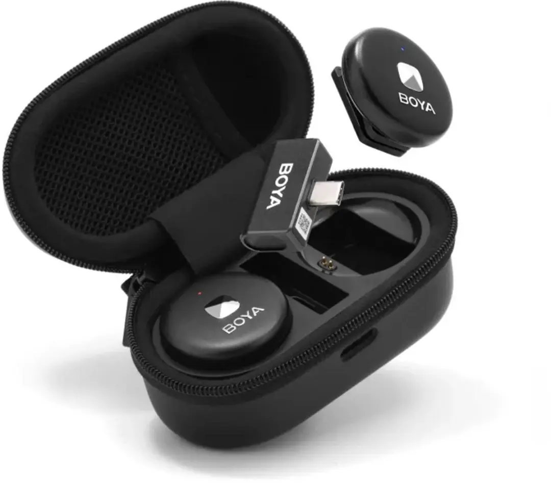 Boya Omic-U Draadloos Dual-Channel Microfoonsysteem - Zwart - afbeelding 2 van 5