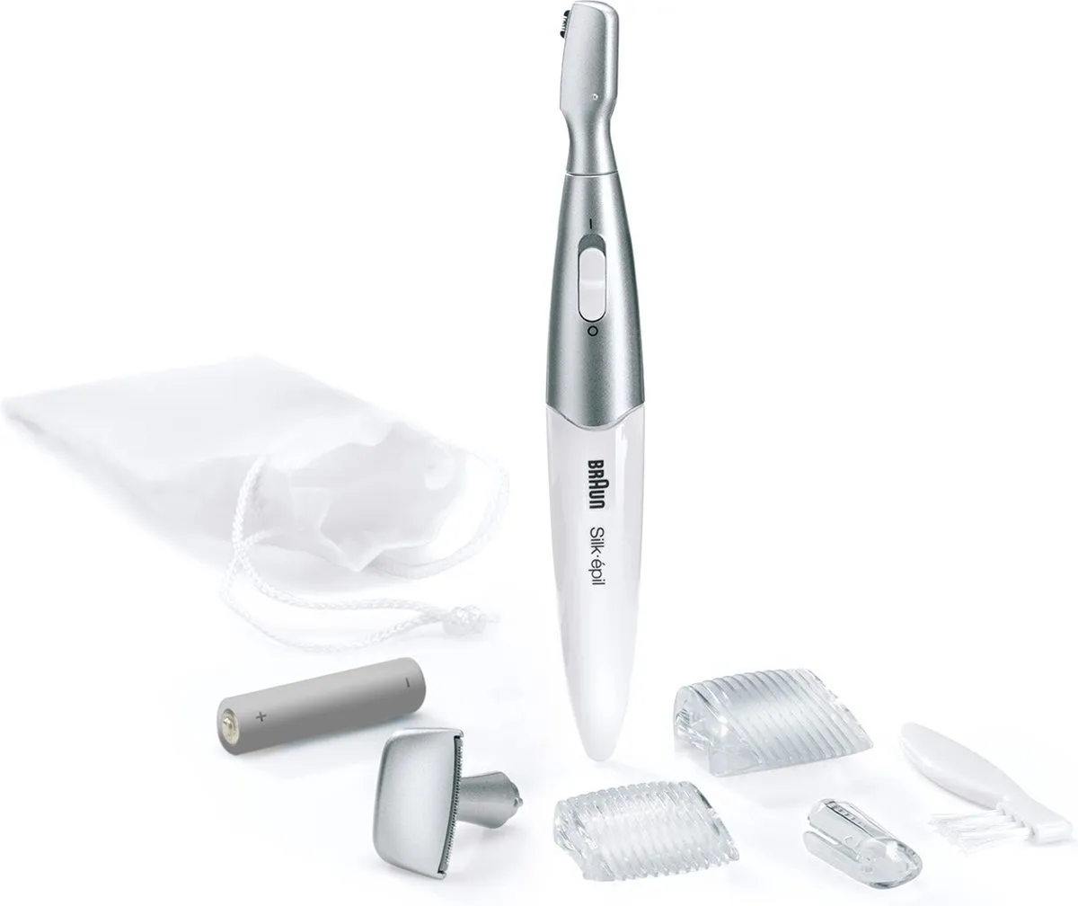 Braun FG1100 Bikinitrimmer - Wit - 4 Accessoires