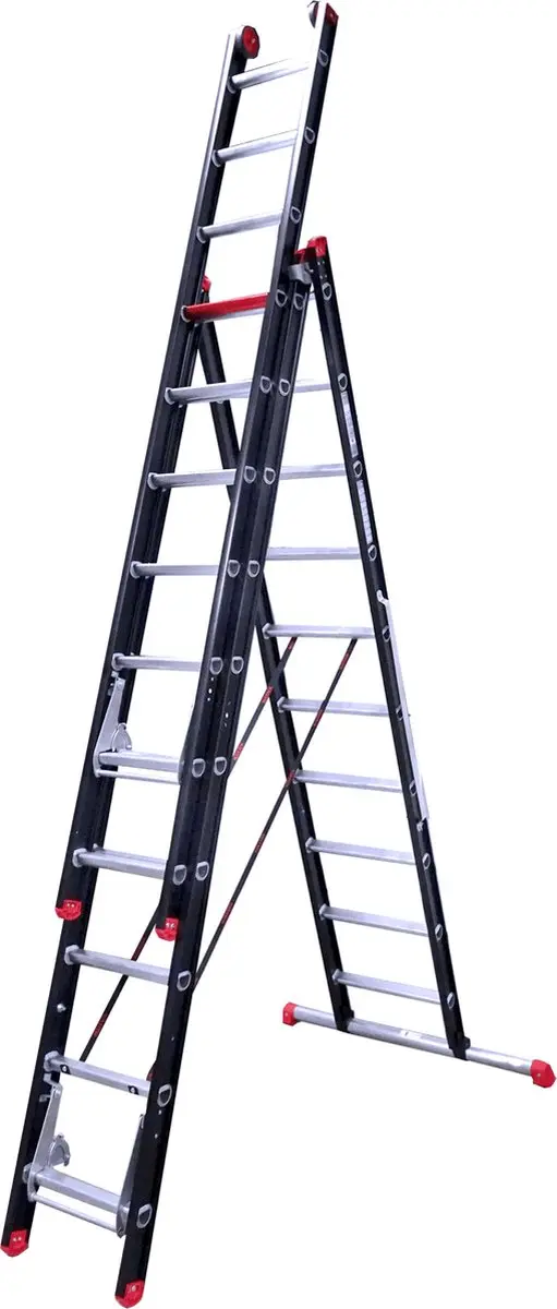 Altrex Mounter Reformladder 3-delig 6.15m - Aluminium