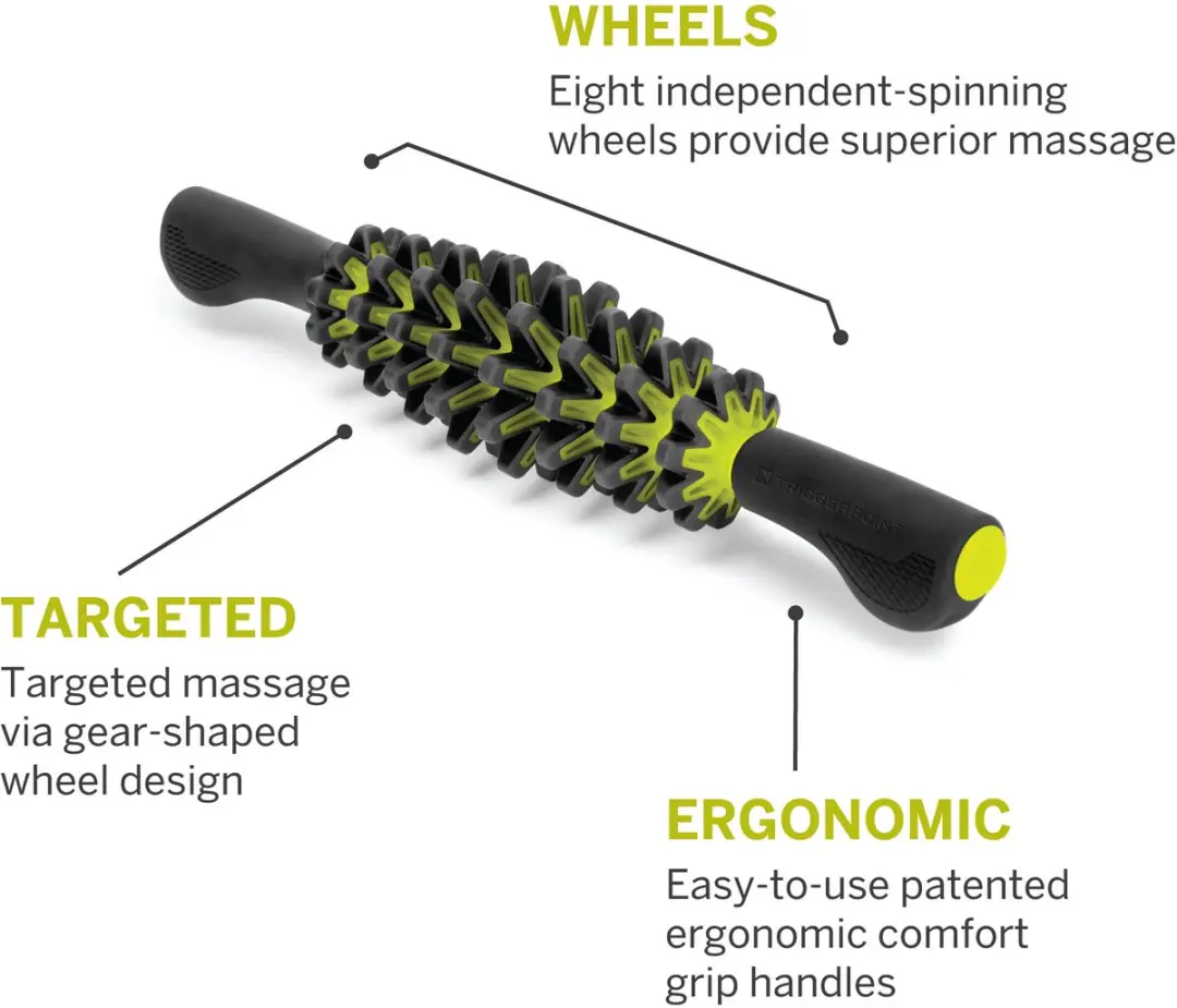 TriggerPoint STK Target Massageroller - 36,8 cm - Zwart/Lime