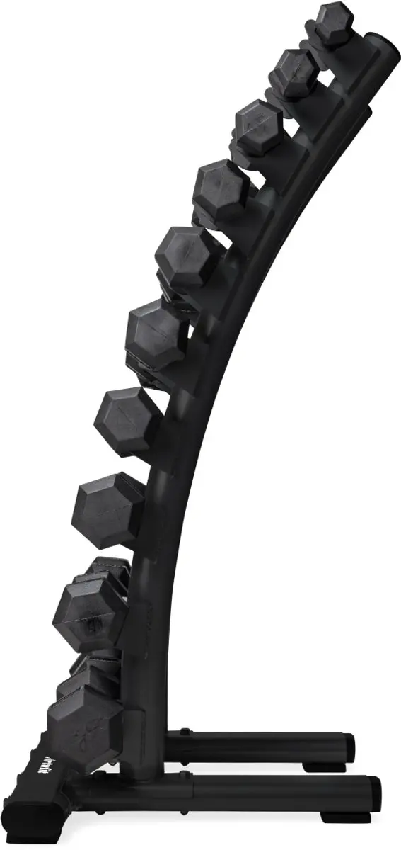 Virtufit Weight Rack Staand Deluxe Halterrek - Zwart