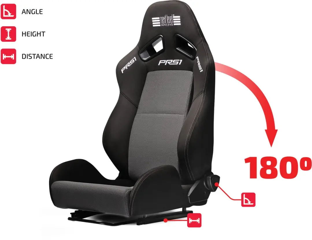 Next Level Racing PRS1 Racestoel - NLR-E057 - Zwart