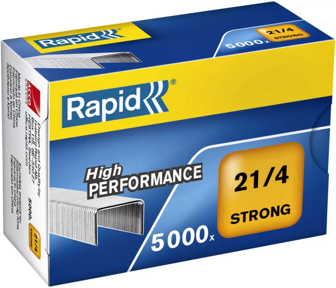Rapid Hechtnieten 21/4 Gegalvaniseerd - 5000 Stuks