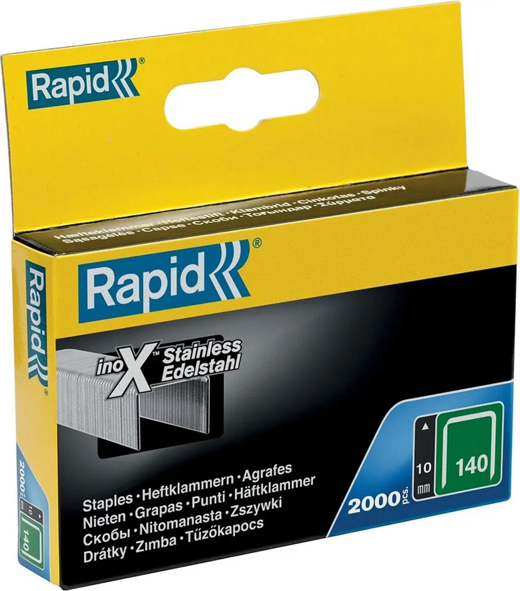Rapid Nieten Nr.140 10mm RVS - 2.000 Stuks