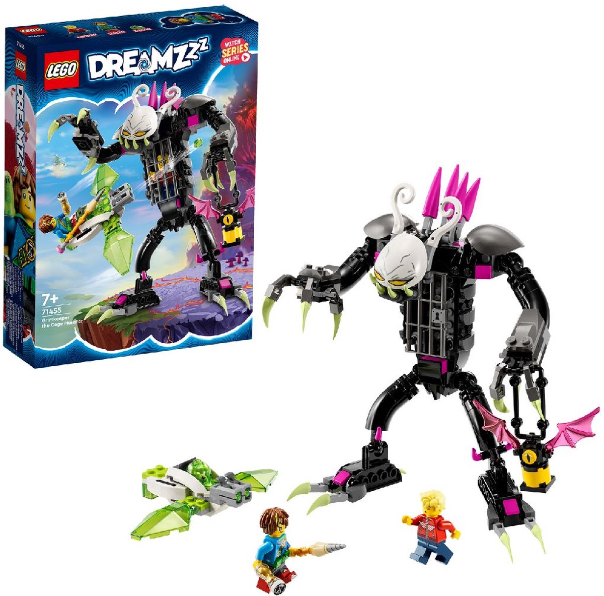 LEGO DREAMZzz Grimgrijper het Kooimonster Speelgoed Monster Set - 71455