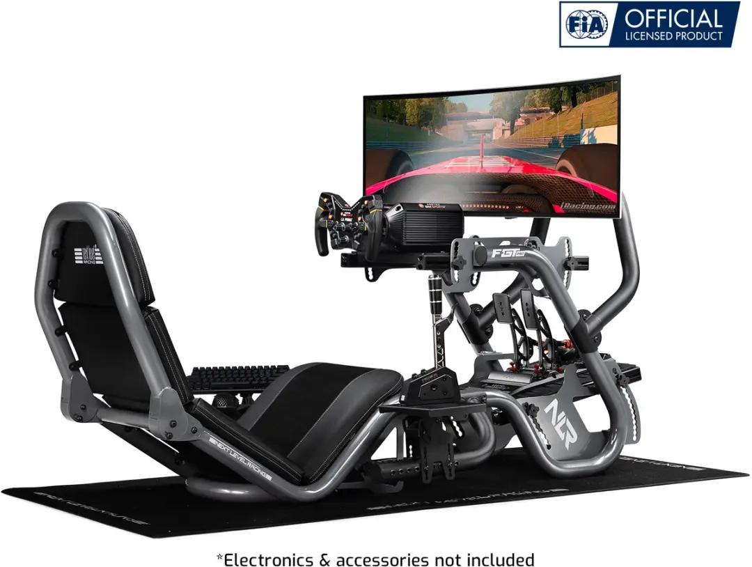 Next Level Racing F-GT Pro Racestoel - Grijs