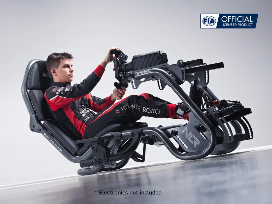 Next Level Racing F-GT Pro Racestoel - Grijs