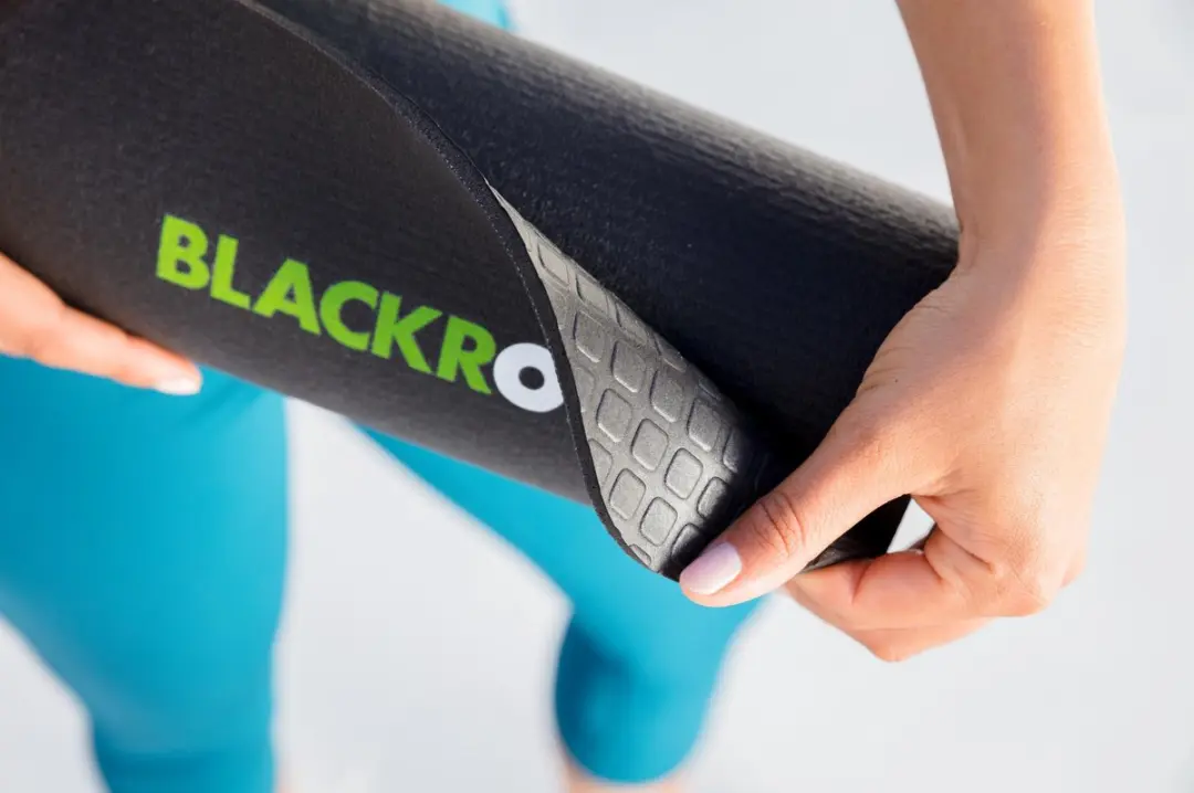 BLACKROLL Anti-slip Fitnessmat 185cm - Zwart