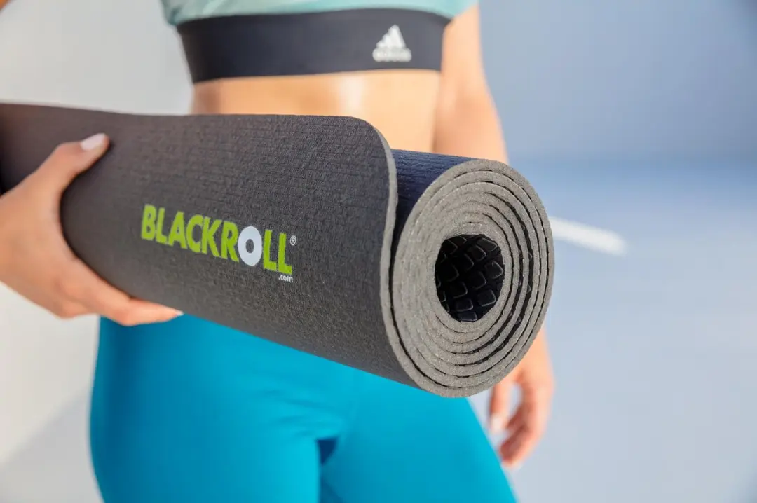 BLACKROLL Anti-slip Fitnessmat 185cm - Zwart