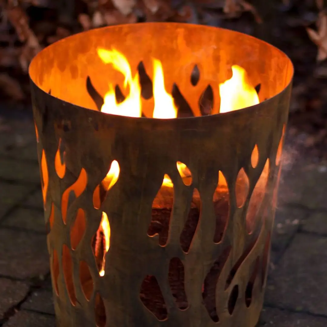 Esschert Design Zweedse Fakkels Vuurkorf - Roest