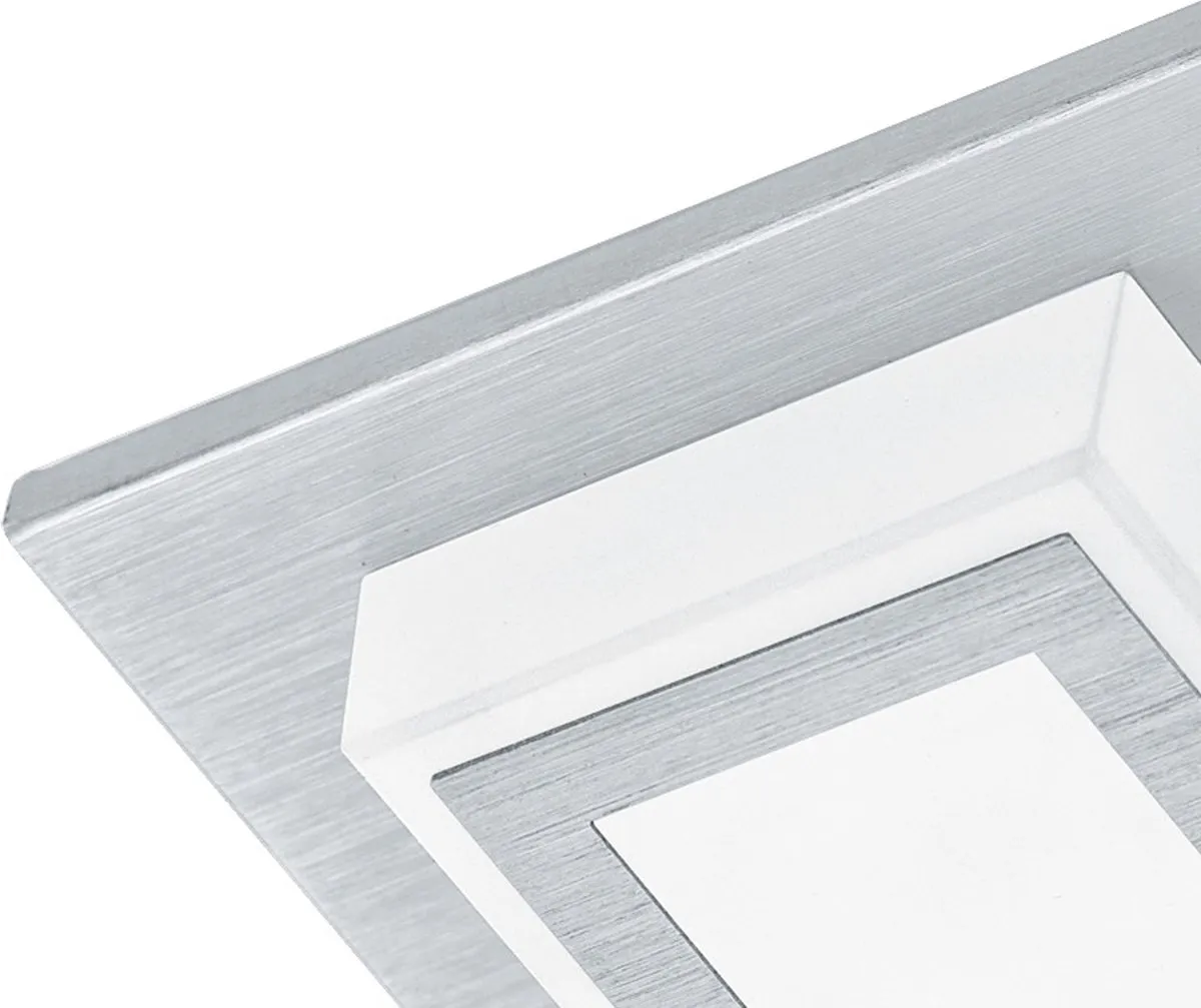 Eglo Masiano Plafondlamp 4 Leds - Aluminium - Warm wit 3000K