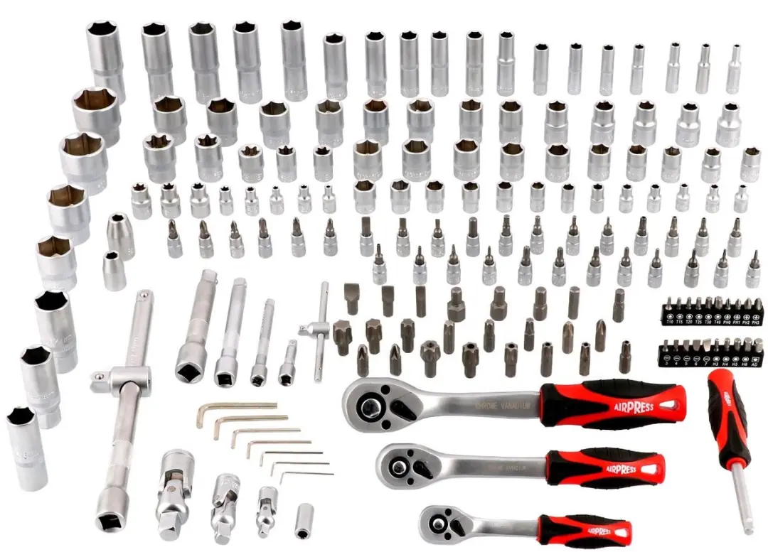 Airpress 75247 171-Delige Doppenset - Chroom-vanadiumstaal