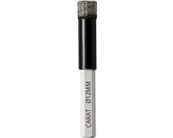 Carat ETDC012000 Droogboor 12mm - Natuursteen - Zwart/Zilver