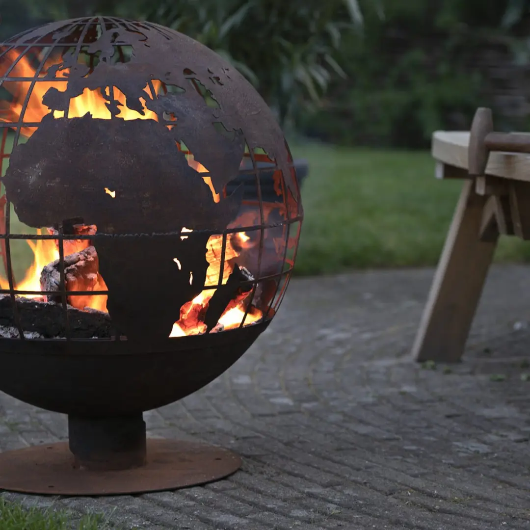 Esschert Design Vuurkorf Globe - Roest