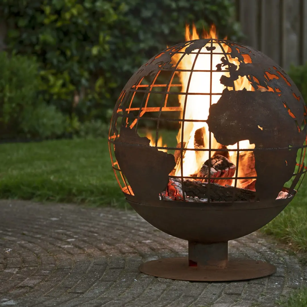 Esschert Design Vuurkorf Globe - Roest