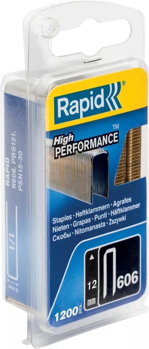 Rapid Nieten No 606 - 12mm - 1200 Stuks