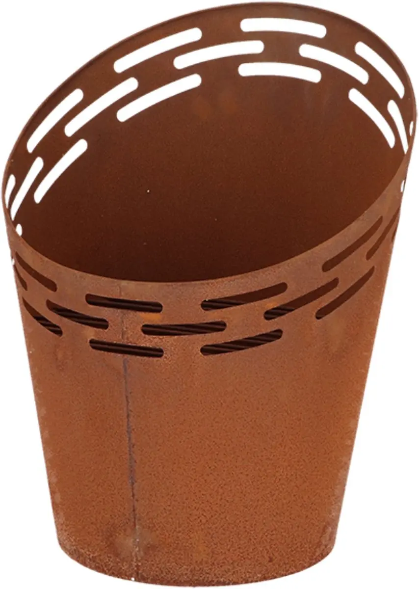 Esschert Design Vuuremmer Lasercut Roestbruin - afbeelding 6 van 6