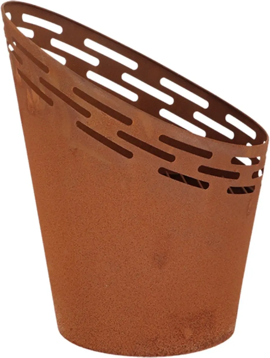 Esschert Design Vuuremmer Lasercut Roestbruin
