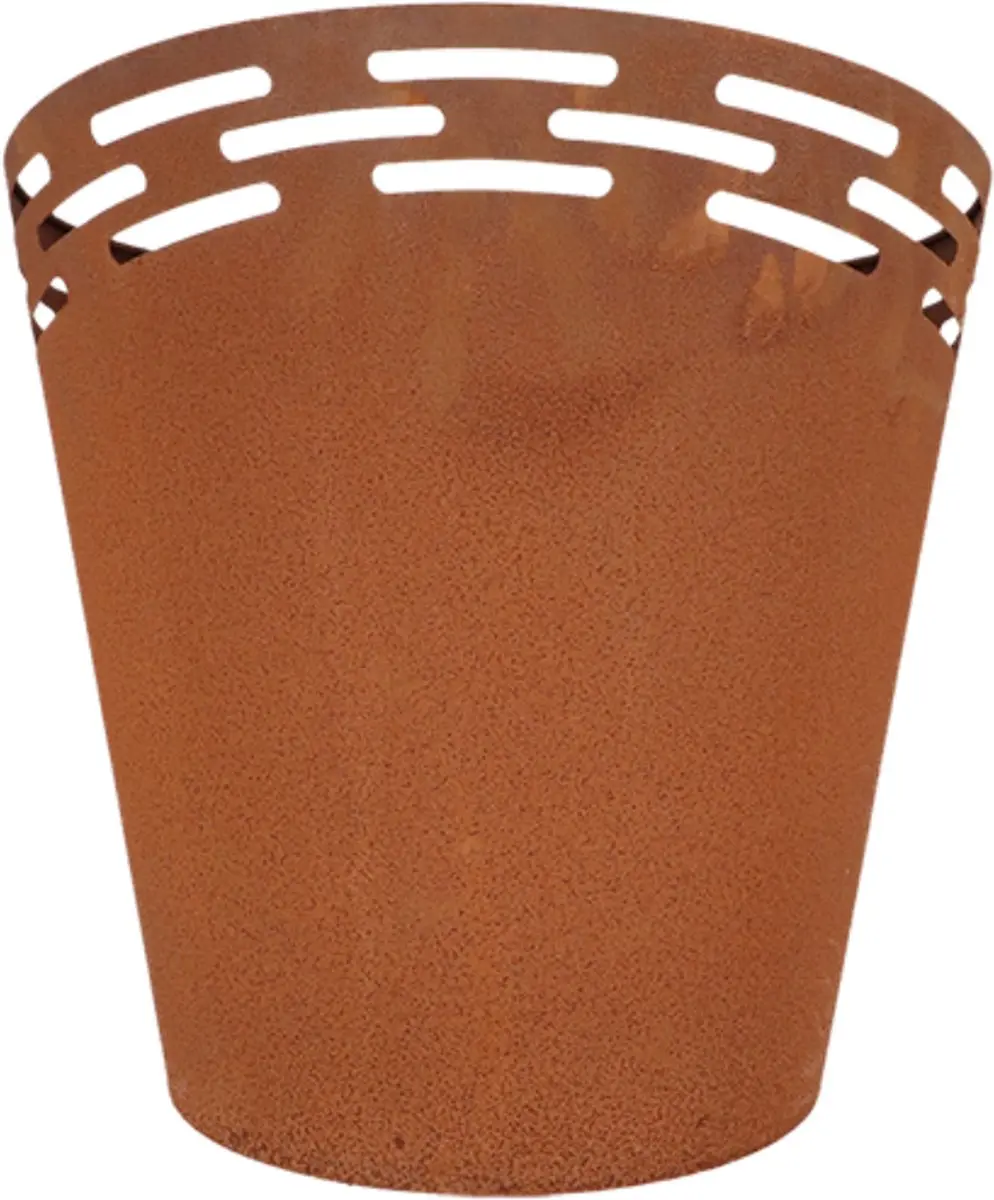 Esschert Design Vuuremmer Lasercut Roestbruin