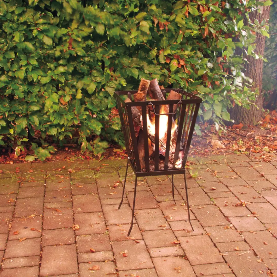 Esschert Design Vuurkorf 57cm - Zwart - Op poten